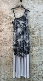Womens Y2K Leopard Print Maxi Dress