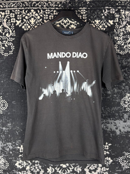 Men's Vintage Mando Diao 2005 Hurricane Tour Dark Gray T-Shirt