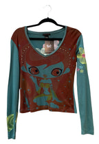 Custo Barcelona Y2K Graphic Long Sleeve Top