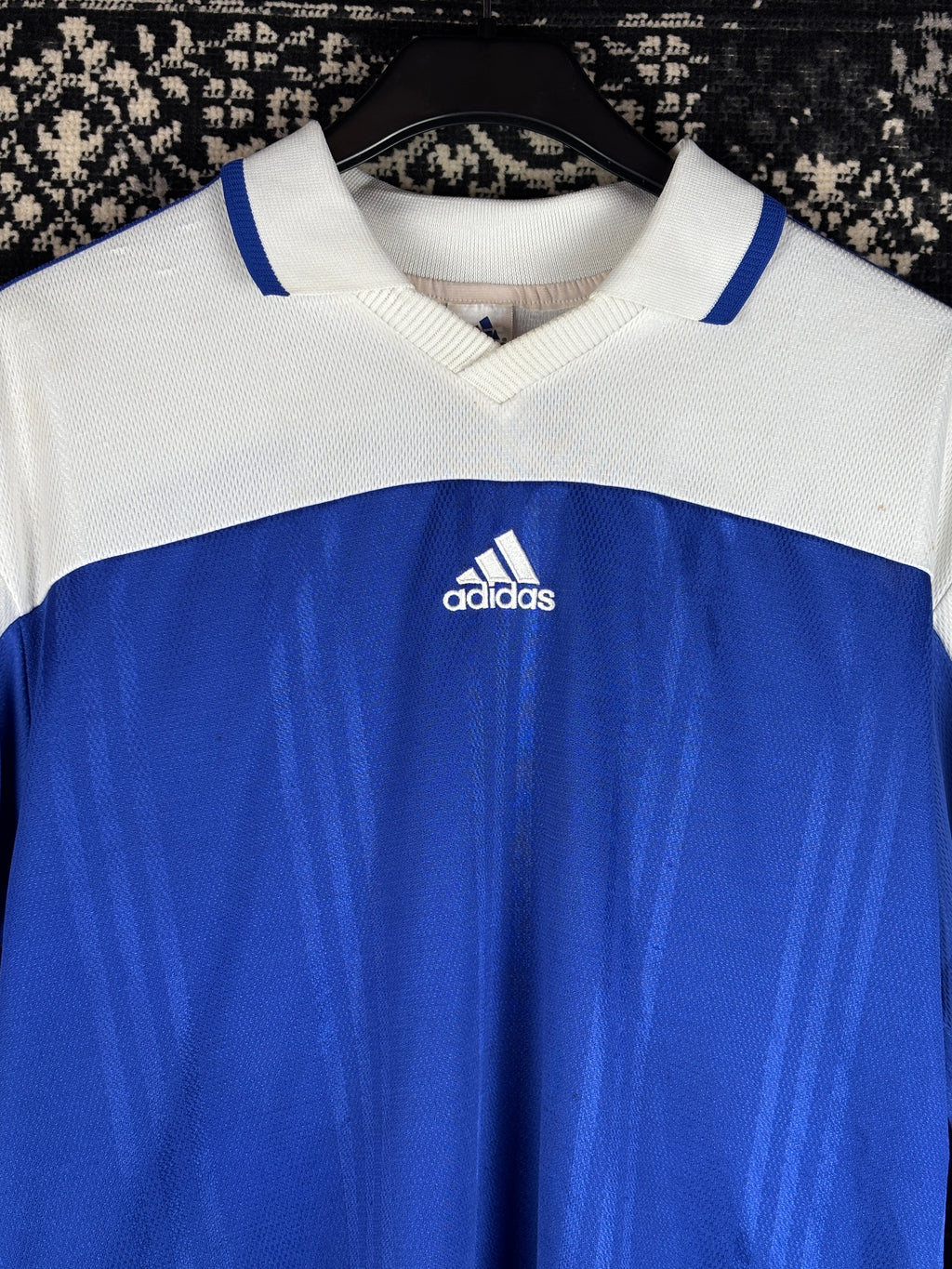 Men's Vintage Adidas Blue Longsleeve Jersey