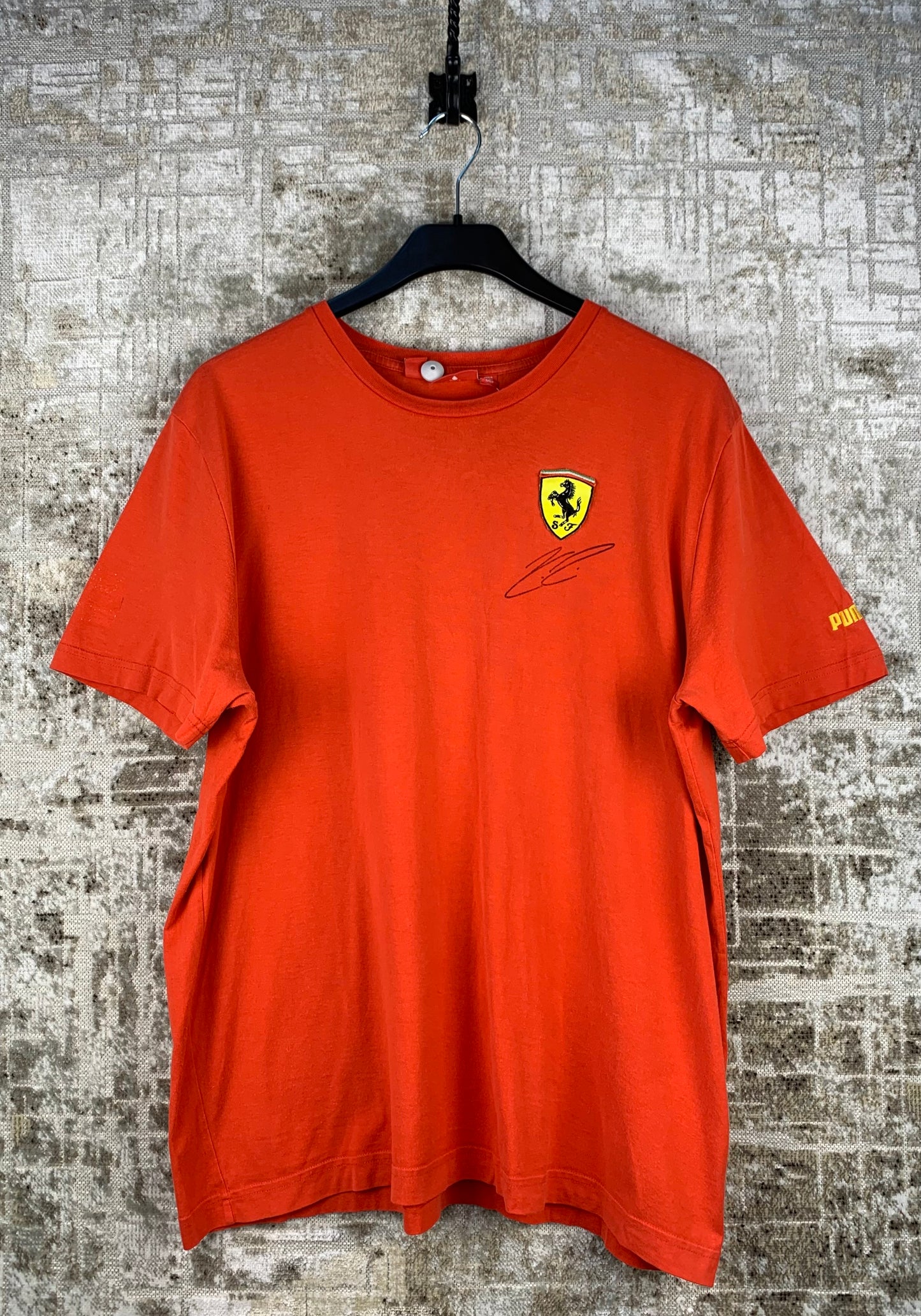 Mens Puma Ferrari Red T Shirt