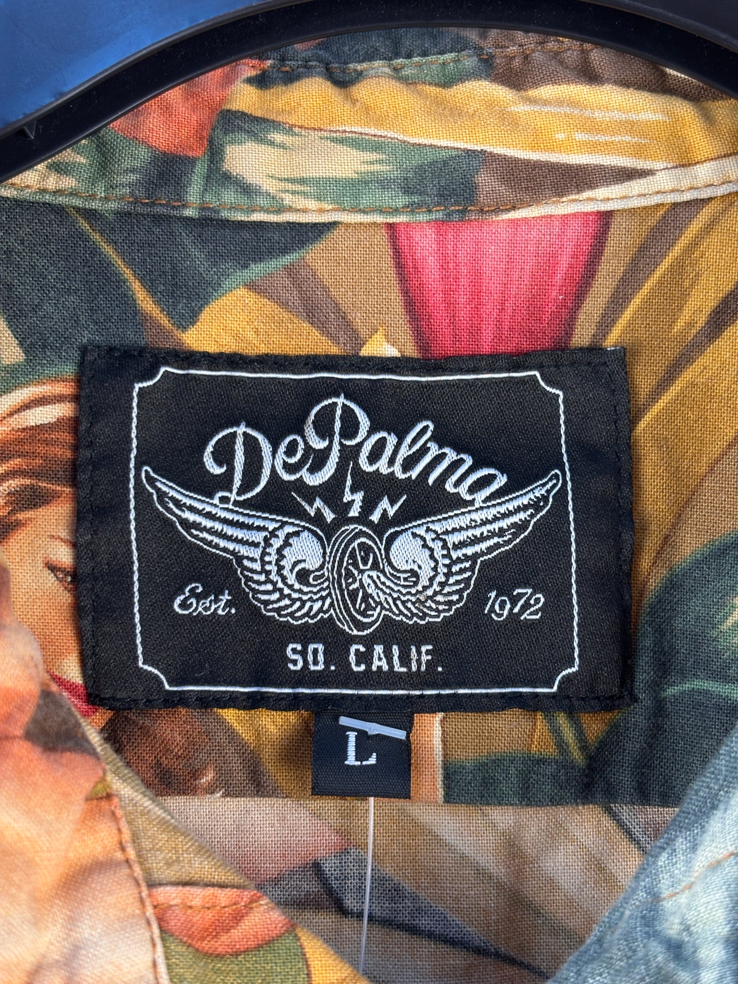 Mens Vintage DePalma Hawaiian Shirt