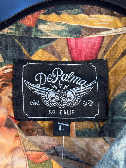 Mens Vintage DePalma Hawaiian Shirt