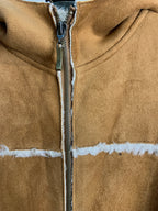 Y2K Faux Shearling Hooded Penny Lane Coat