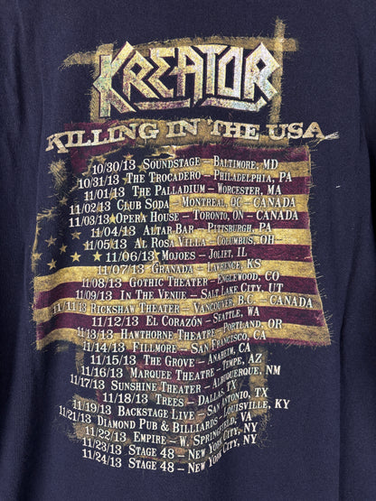 Kreator Killing In the USA 2013 Tour T-Shirt