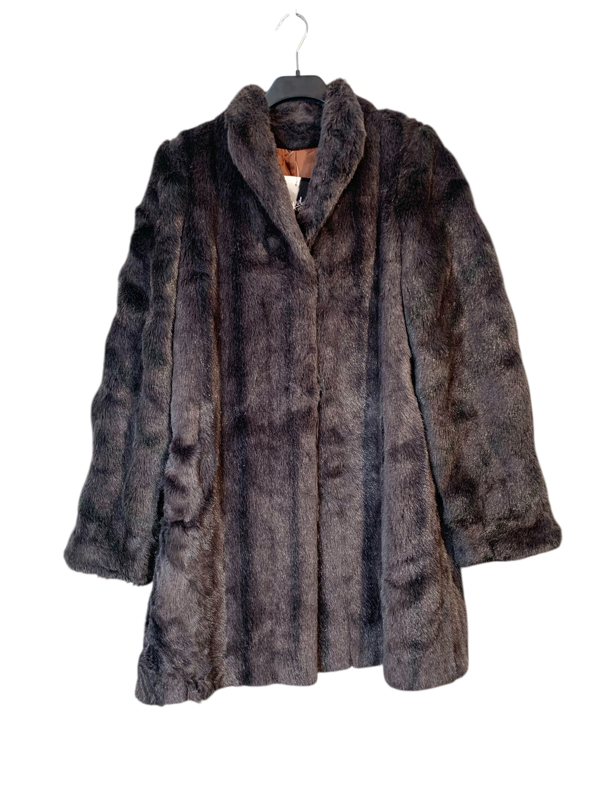 Michel Alexis Faux Fur Coat