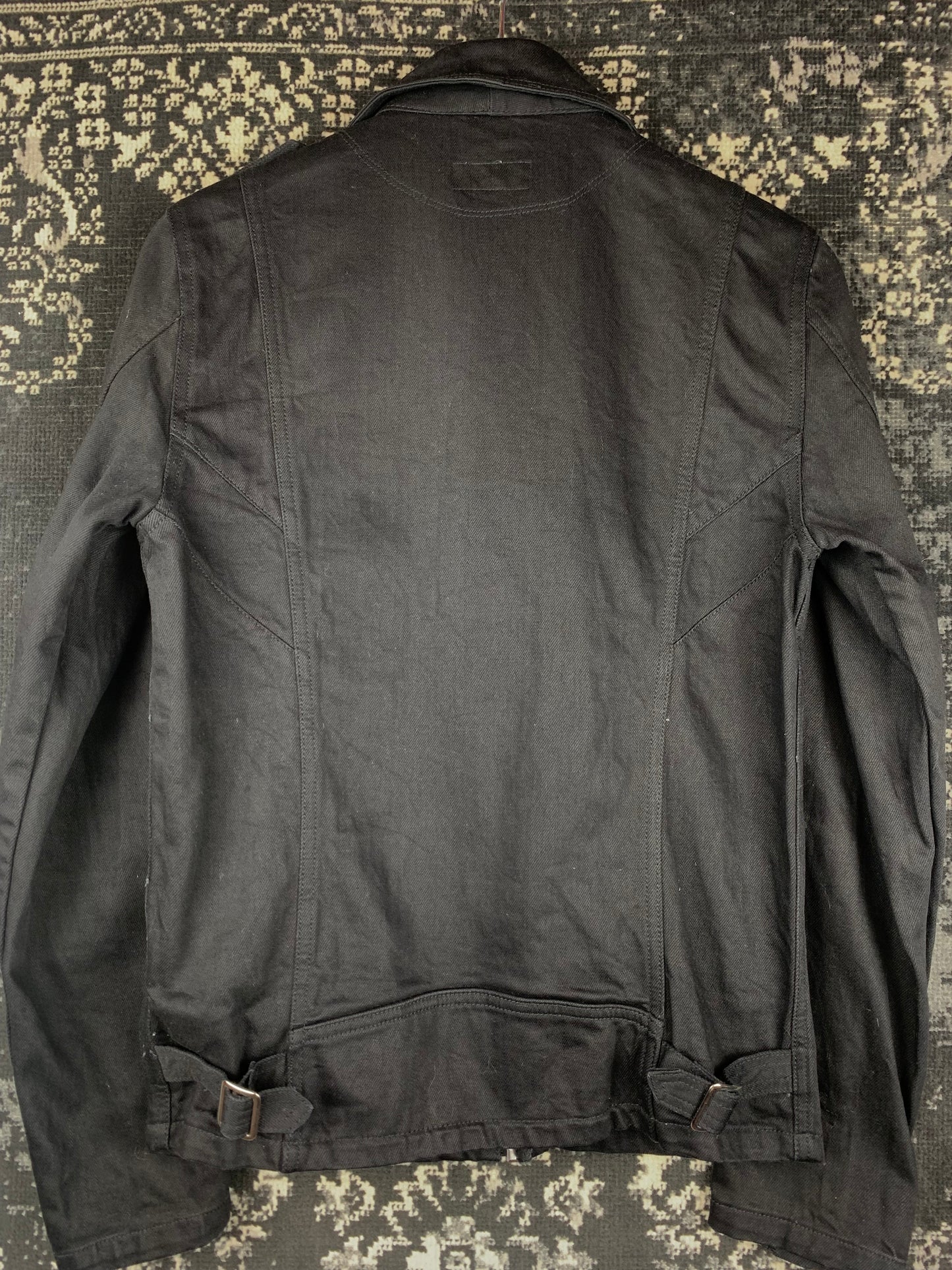 Vintage Schott NYC Perfecto Classic Black Denim Moto Jacket