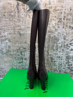 Bottega Veneta Storm Knee Dark Brown High Boots