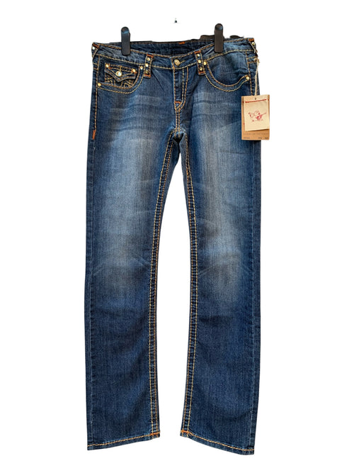 True Religion Rhinestone Super T Jeans