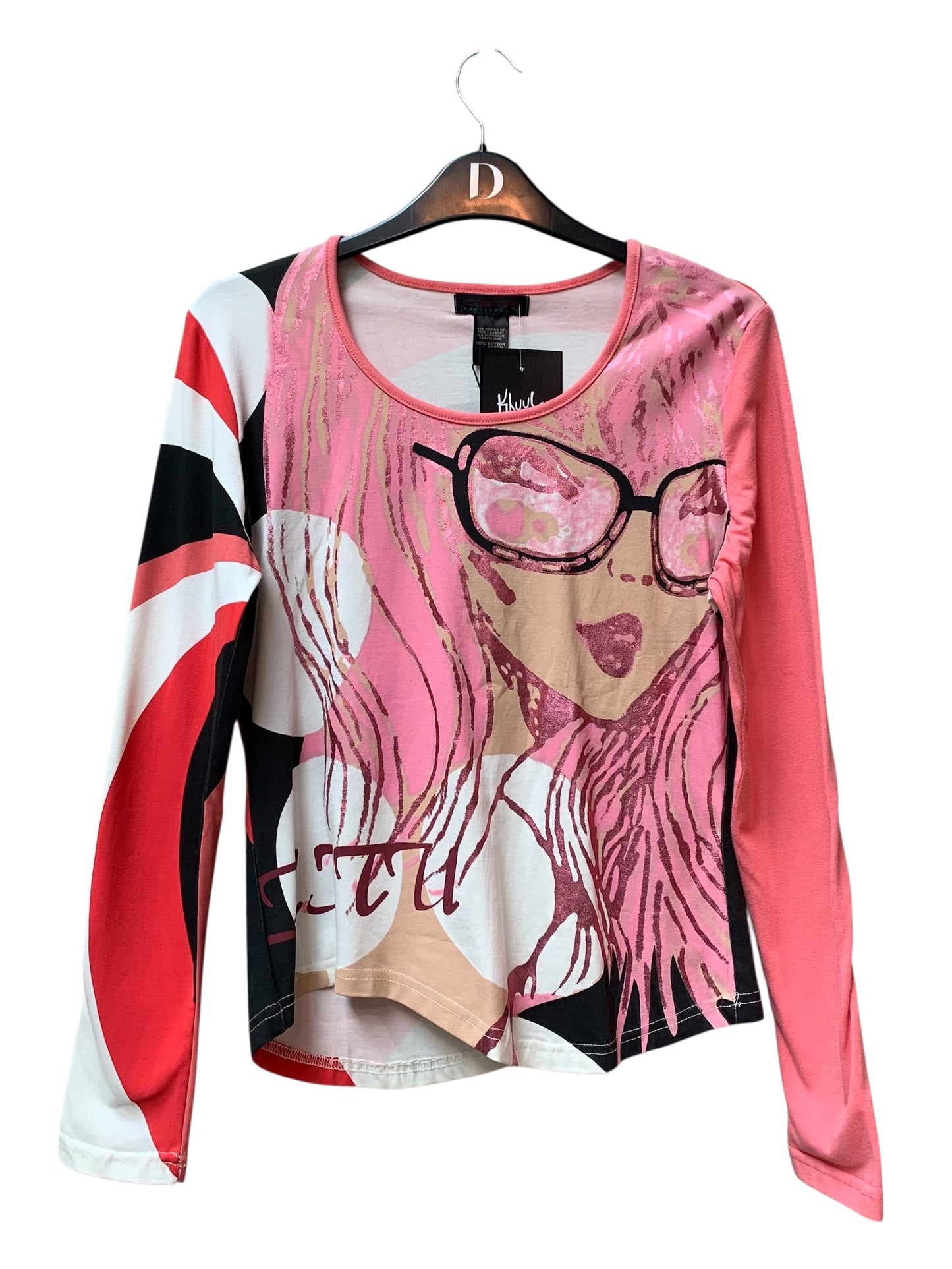 Custo Barcelona Y2K Graphic Long Sleeve Top