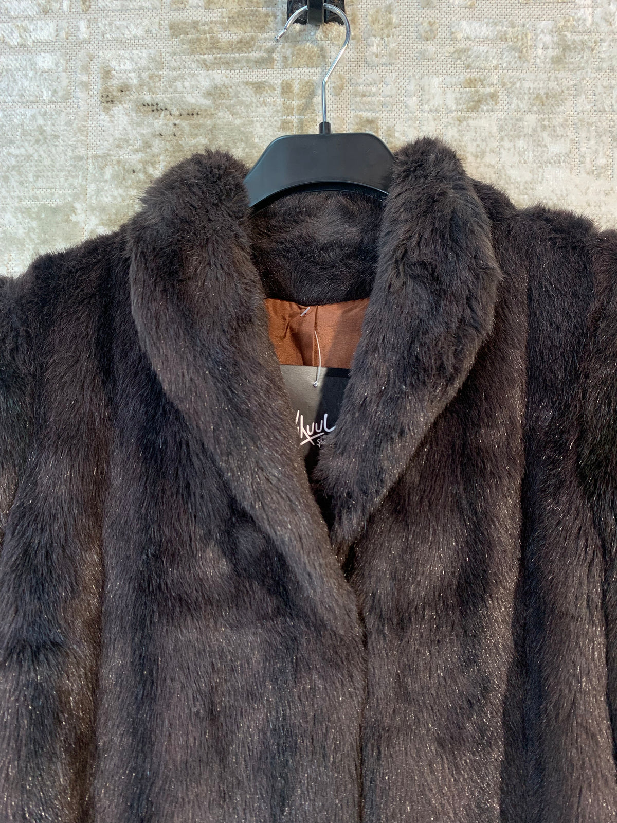 Michel Alexis Faux Fur Coat