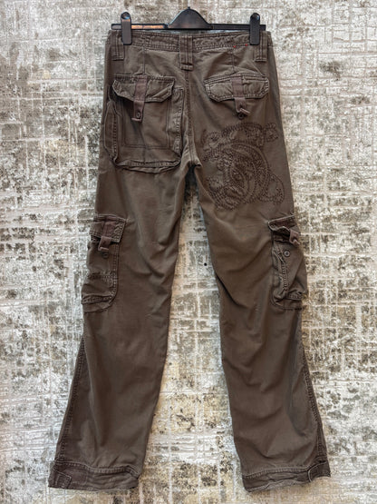 Celio Y2K Embroidered Cargo Pants