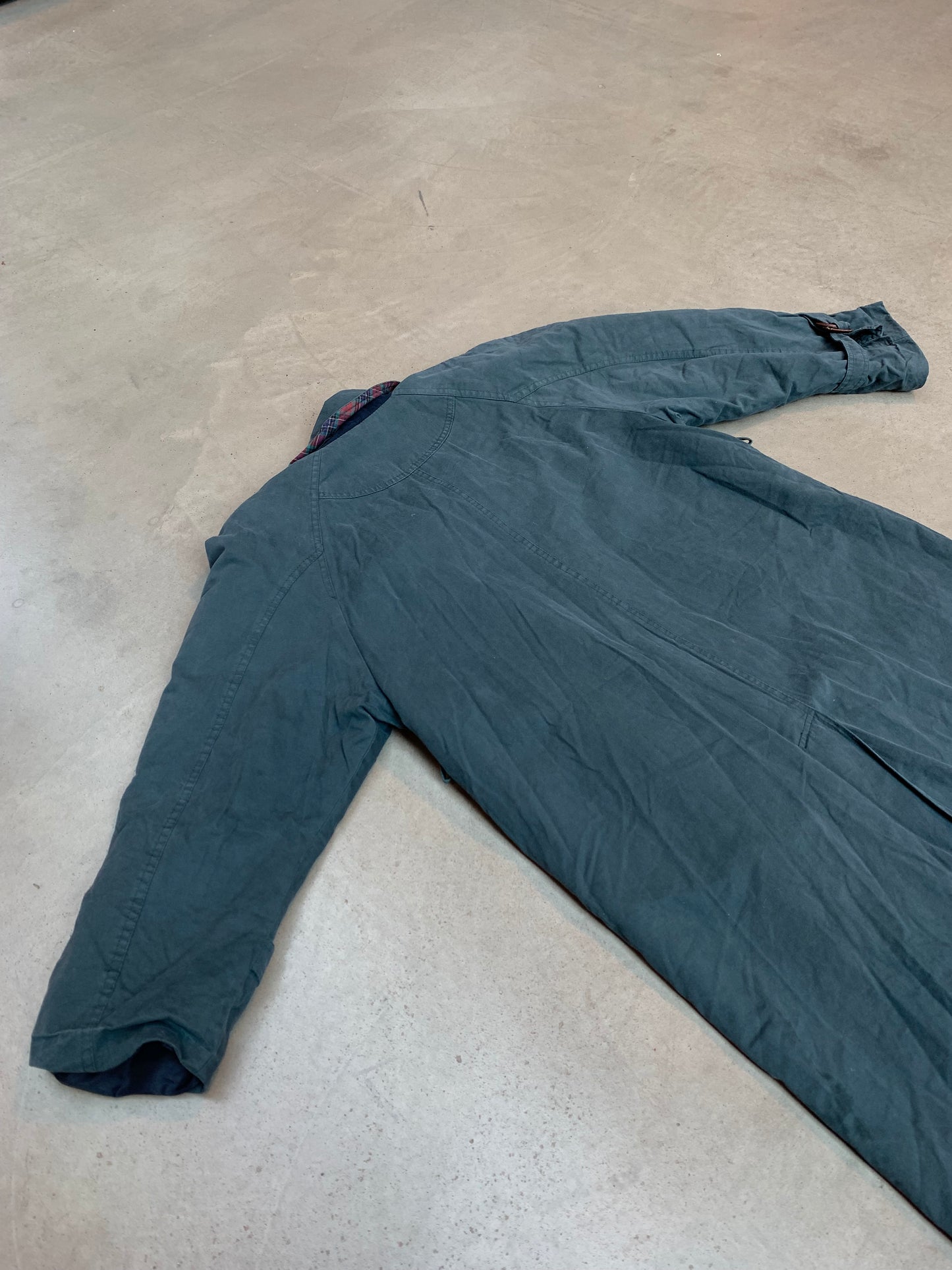 Vintage Monique Green Trench Coat