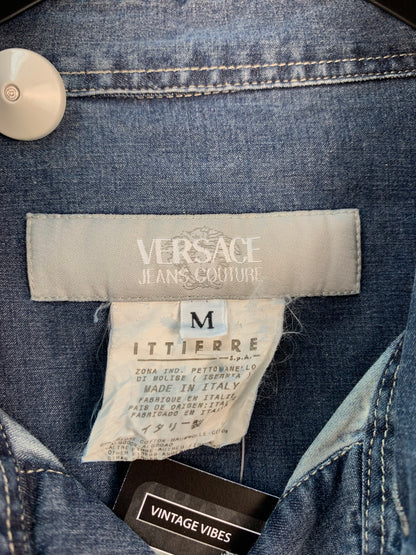 Versace Jeans Couture Vintage Denim Button Up Shirt