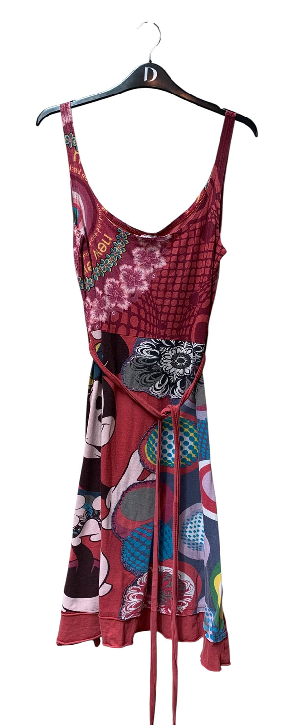 Desigual x Disney Mickey Print Slip Dress