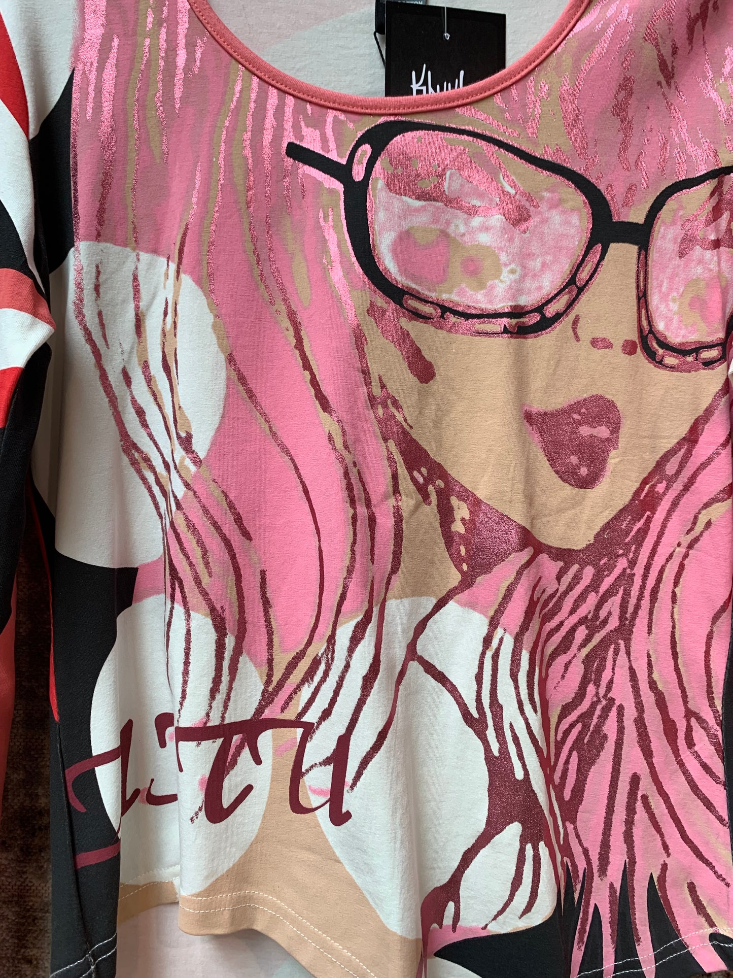 Custo Barcelona Y2K Graphic Long Sleeve Top