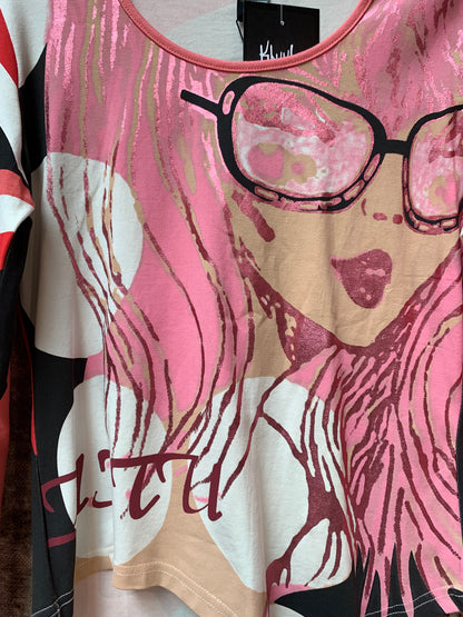 Custo Barcelona Y2K Graphic Long Sleeve Top