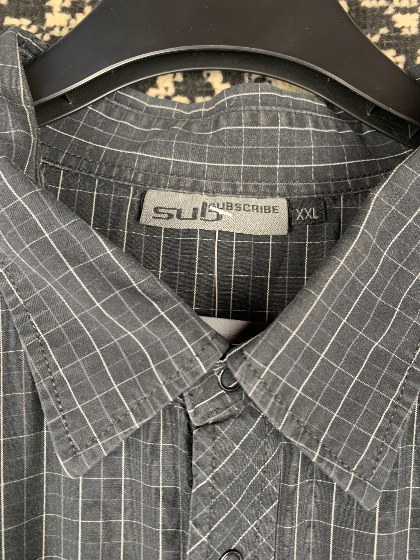Men's Oversize Vintage Subscribe Shirt
