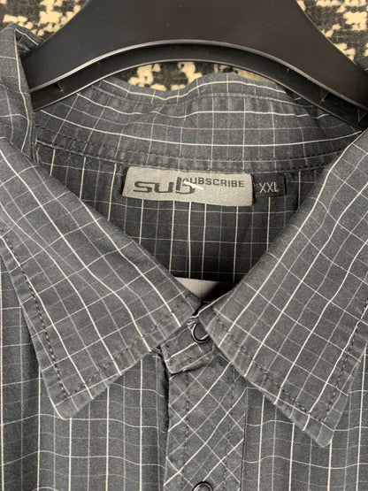 Men's Oversize Vintage Subscribe Shirt