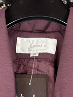 Women's Vintage Purple Sleeveless Office Vest