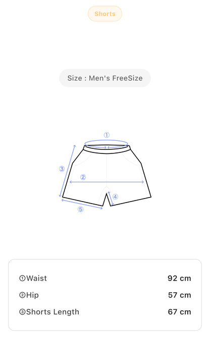 Men's Vintage Beige Cargo Shorts
