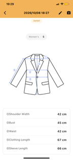 Vila Clothes Double-Breasted Peacoat