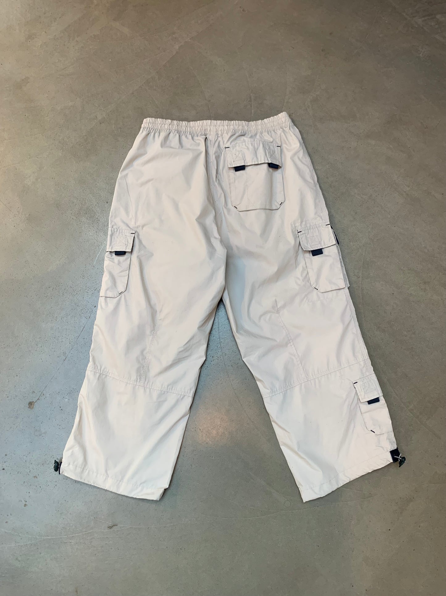 Beige Utility Cargo Pants Women M