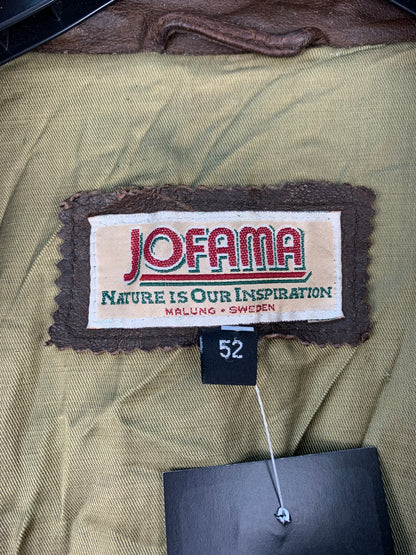 Men's Vintage Jofama Brown Leather Jacket