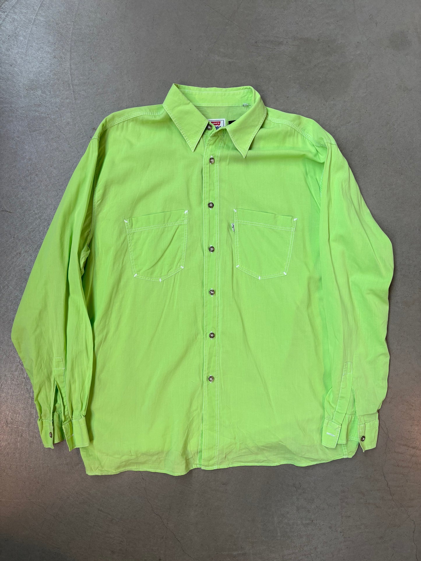 Levi’s Bright Green Long Sleeve Shirt