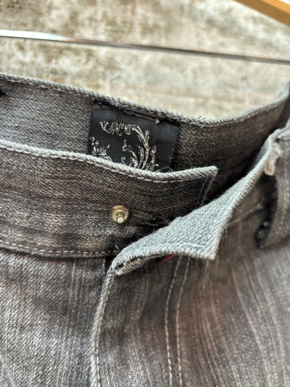 Men's Y2K RAWBLUE Grey Denim Shorts