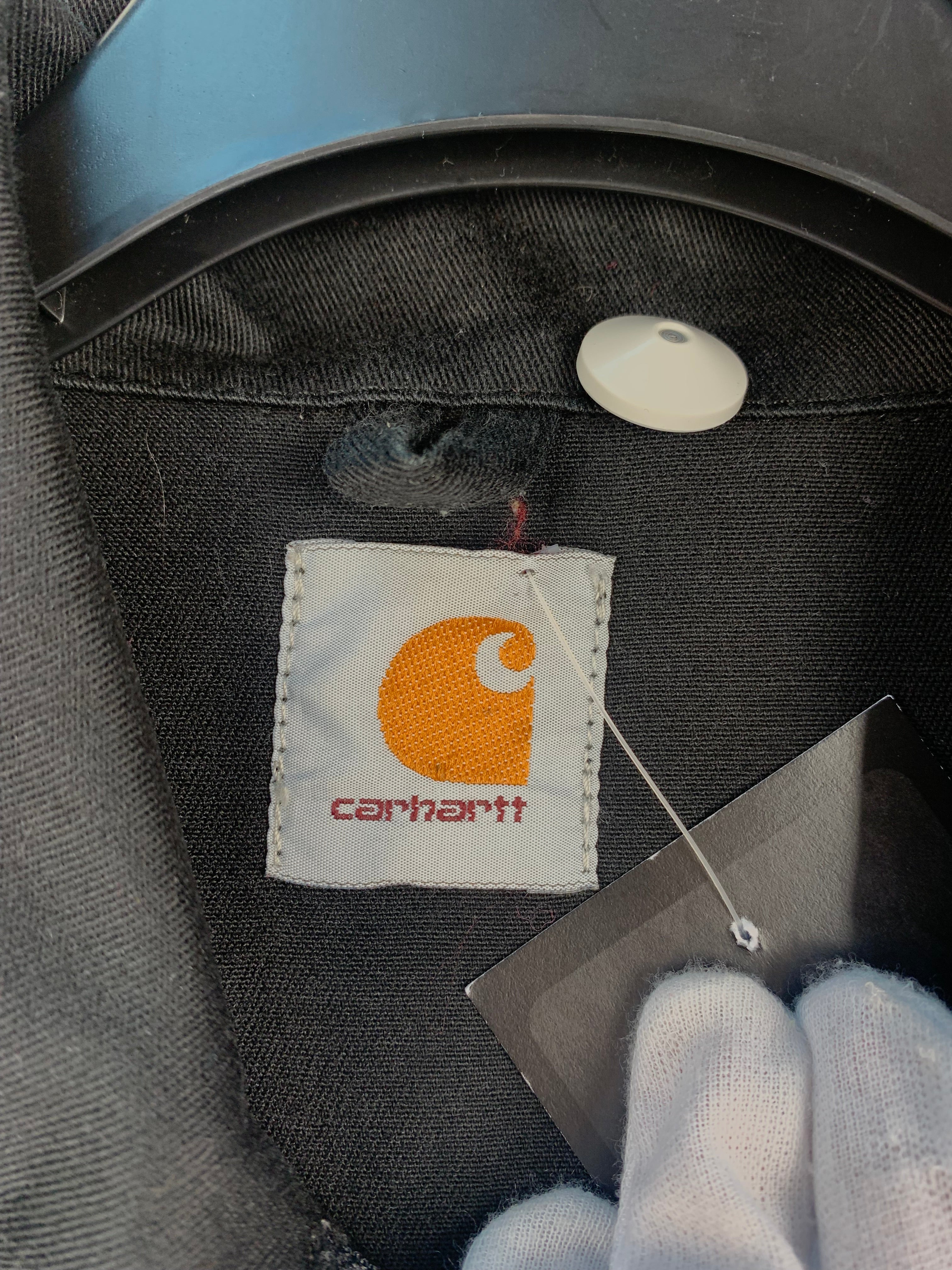 Veste Carhartt Aspen noire zippée style workwear pour homme