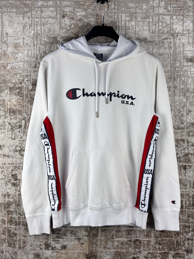 Men's Vintage Champion White Hoodie