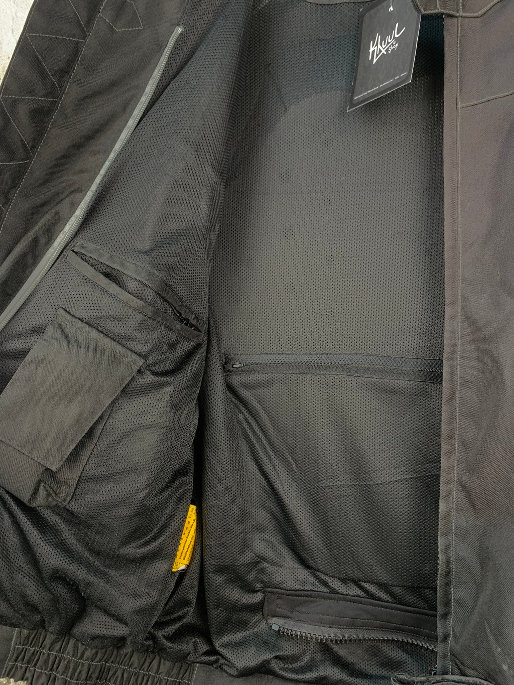 Mens ProBiker Dark Brown Dark Green Motorcycle Jacket