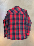 Fjällräven Red Navy Plaid Flannel Shirt