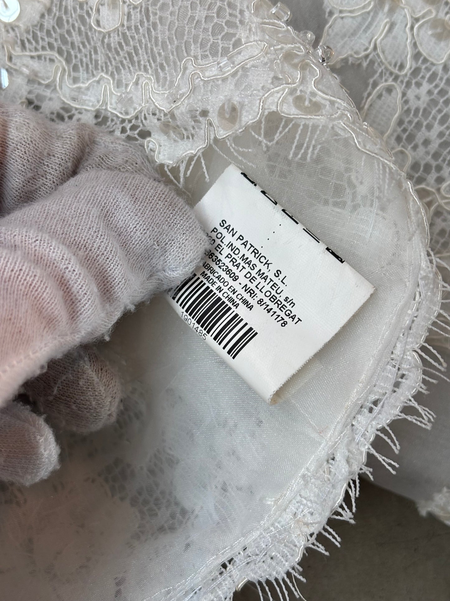 Atelier Diagonal Lace Bolero Jacket