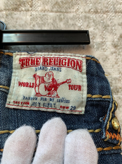 True Religion Rhinestone Straight Leg Jeans