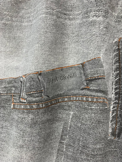 Men's Vintage Just Cavalli Gray Graphic T Shirt