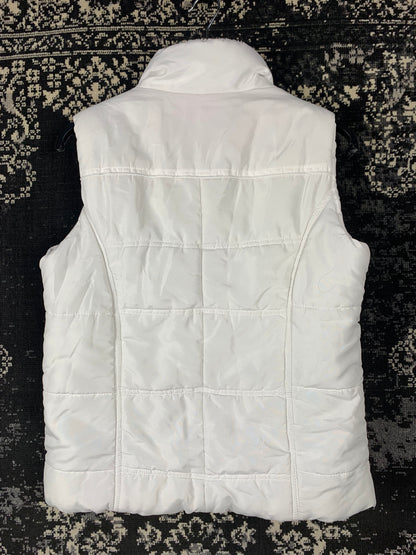 Womens Y2K Vintage White Everlast Puffer Vest