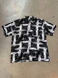 Monochrome Men XL Abstract Shirt