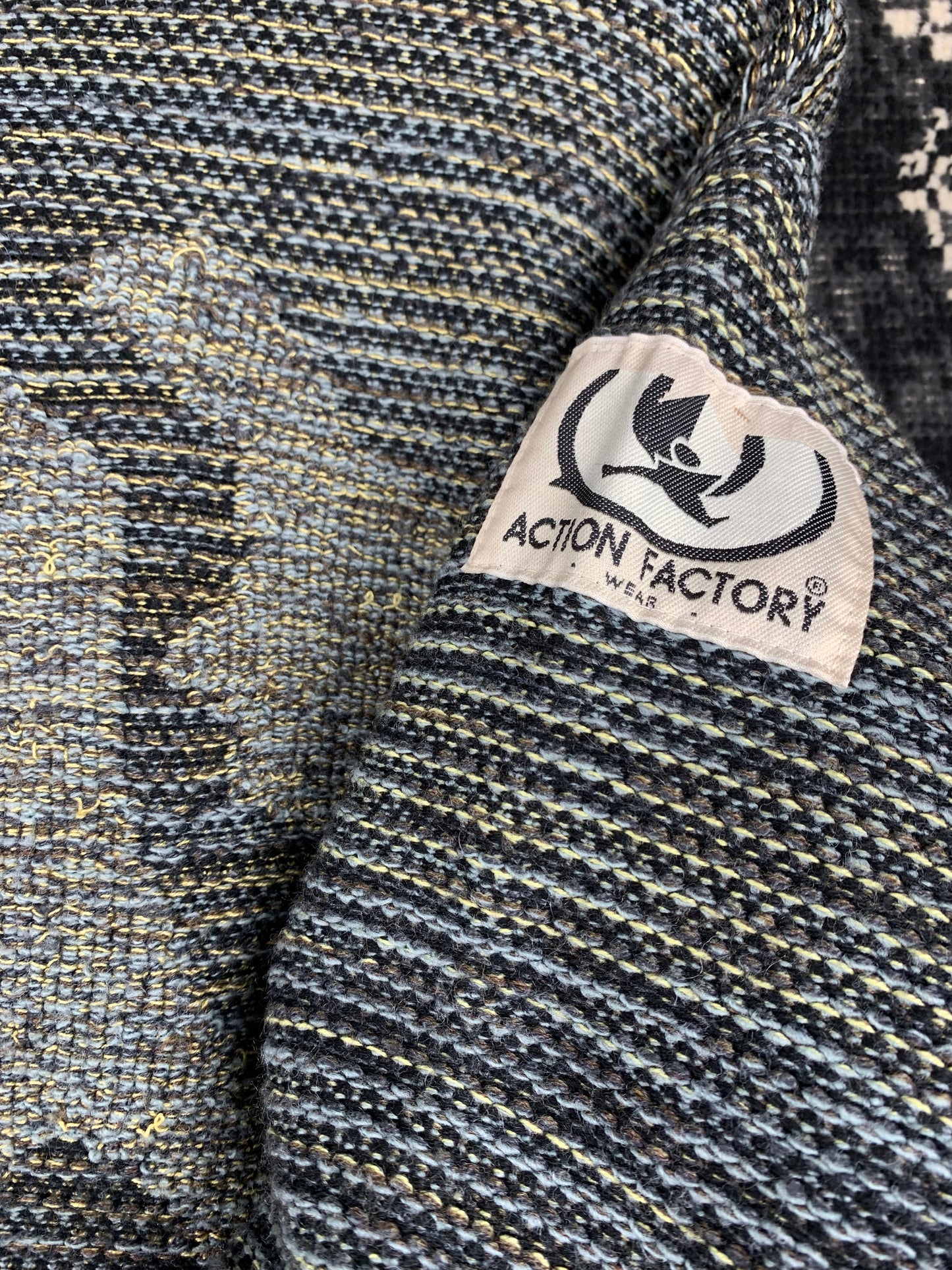 Men's Vintage Action Factory Half-Zip Pullover Sweater