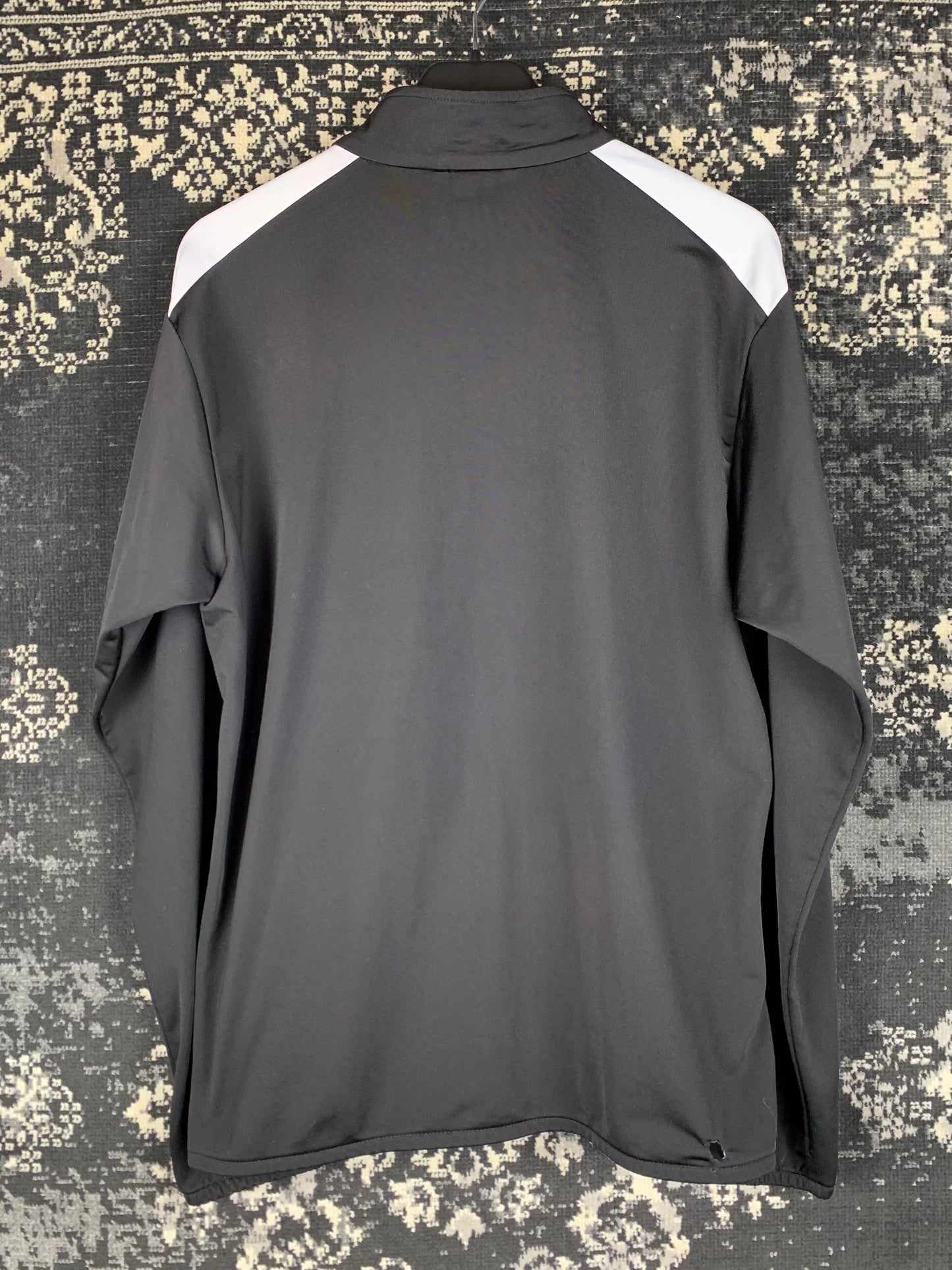 Puma Black and White Full-Zip Sports Track Jacket