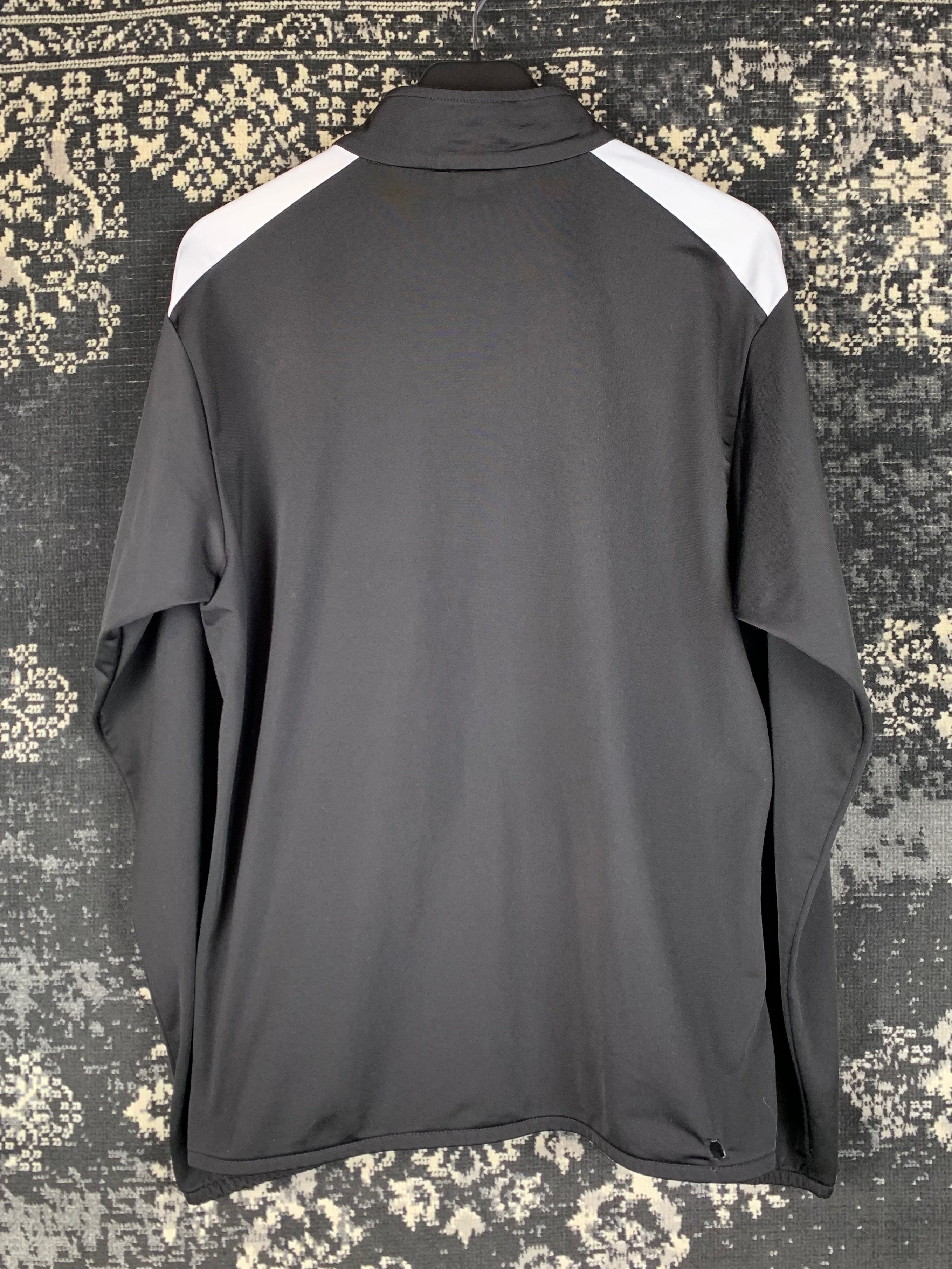Puma Black and White Full-Zip Sports Track Jacket