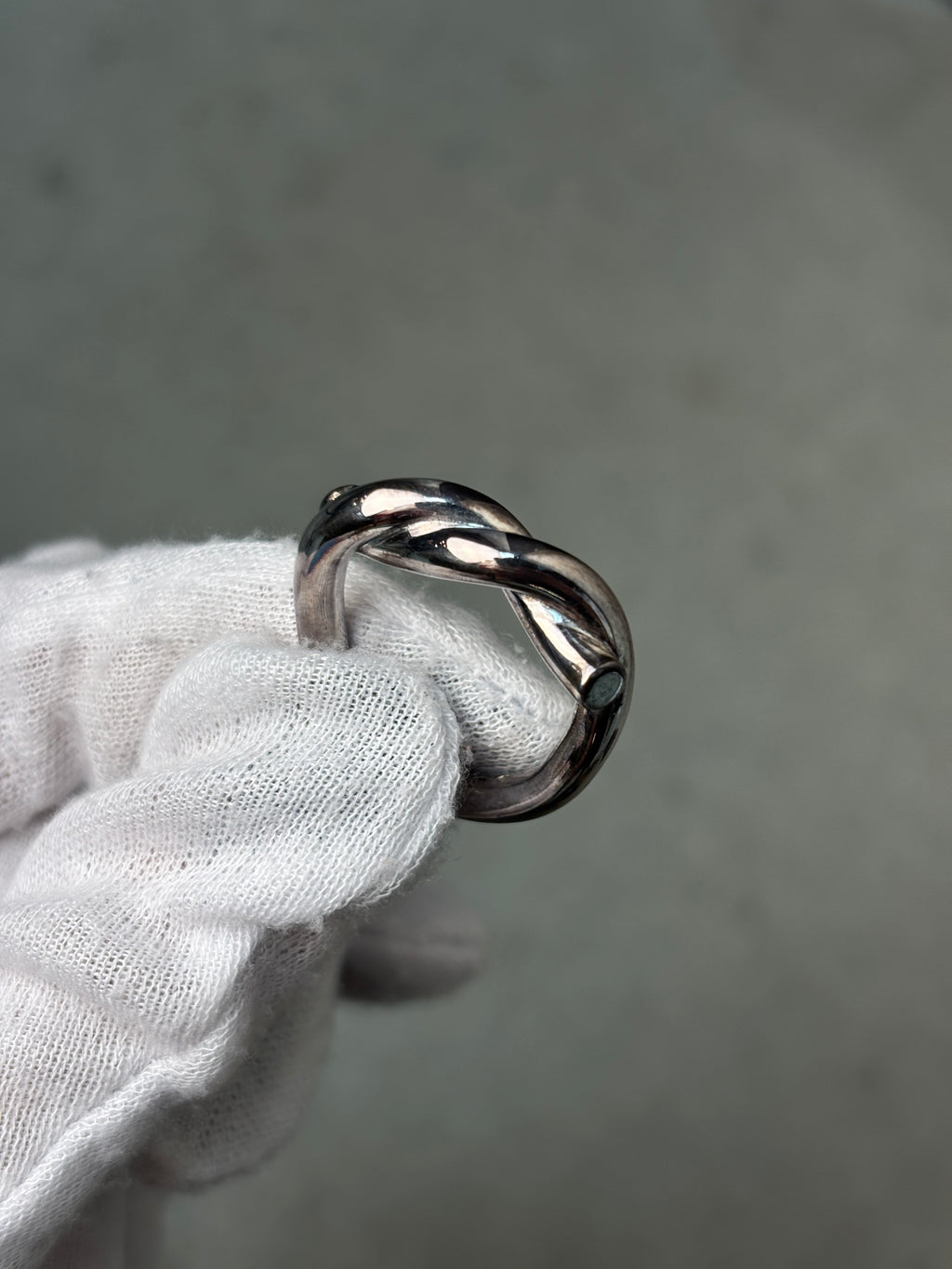 Bottega Veneta Silver Knot Ring