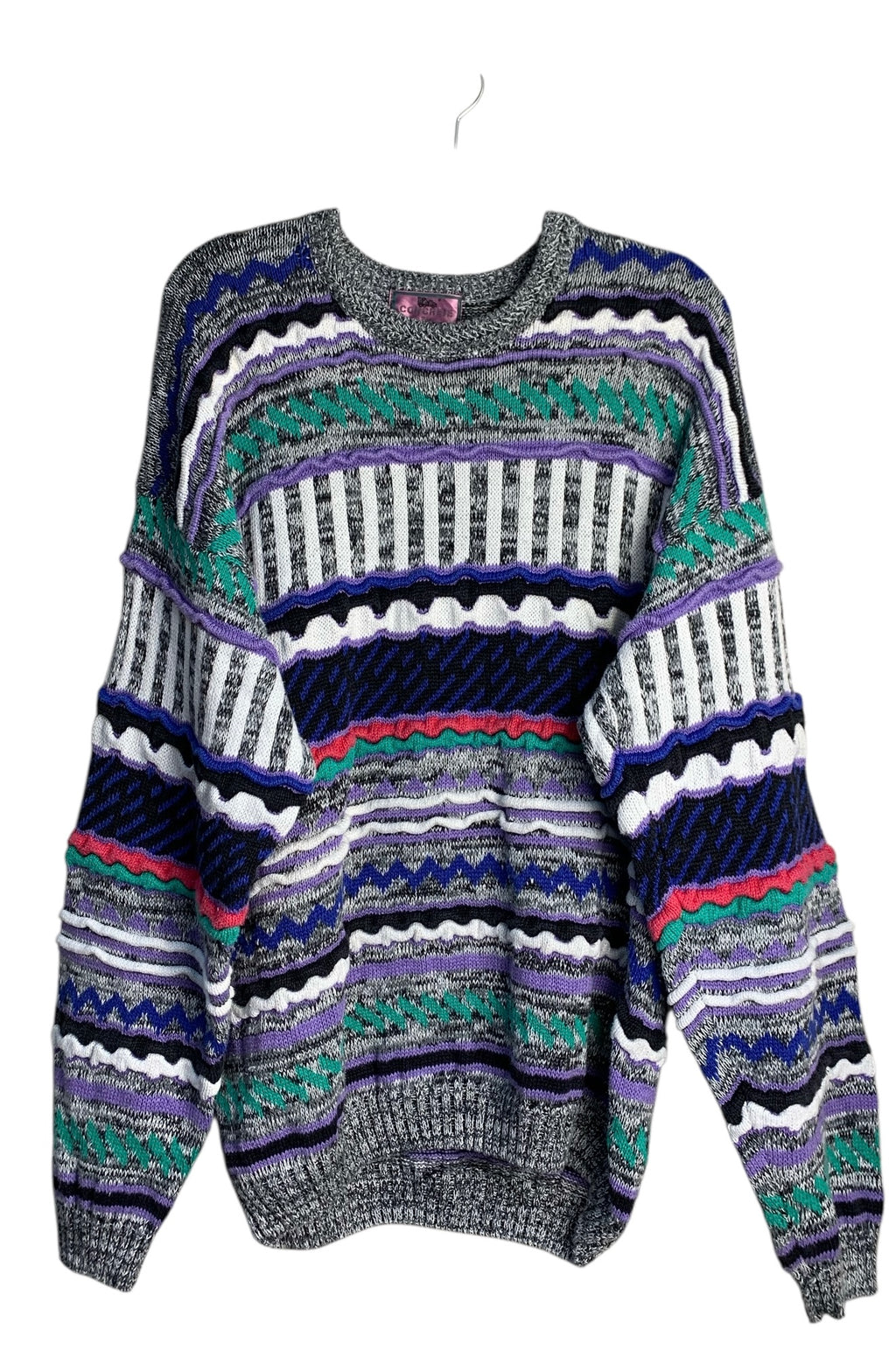 Concrete Textured Knit Sweater