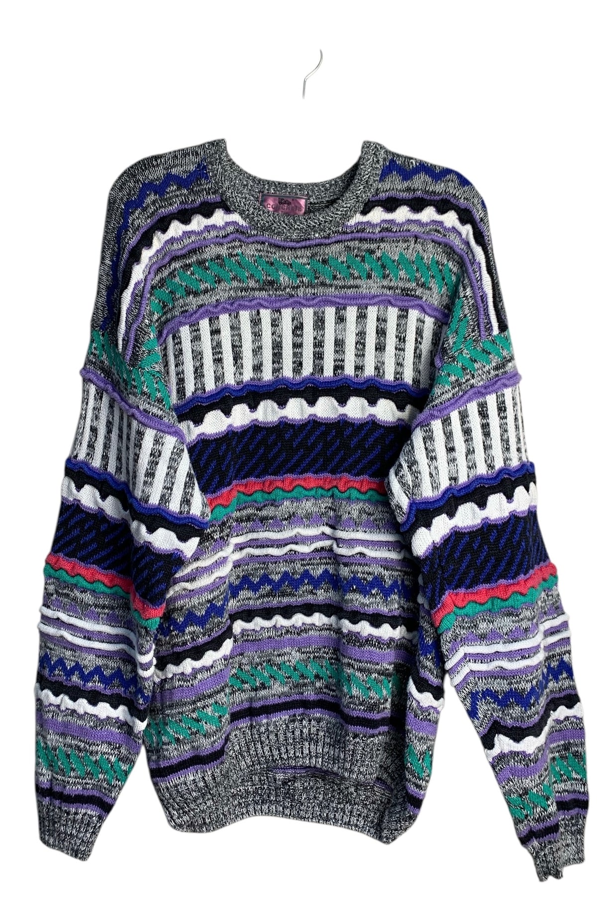 Concrete Textured Knit Sweater