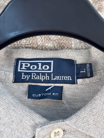 Men's Vintage Ralph Lauren Grey Polo Shirt