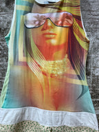 Custo Barcelona Y2K Photo Print Dress