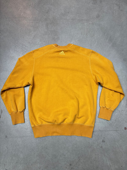 Adidas Mustard Yellow Classic Crewneck Sweatshirt