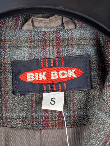 Women's Vintage BikBok Checkered Blazer