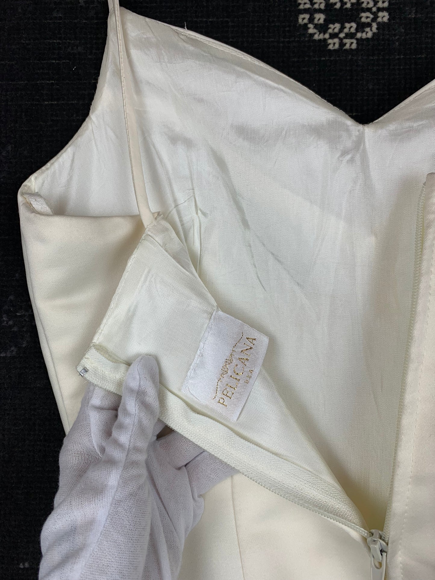 Women's Vintage Ivory Wedding Top